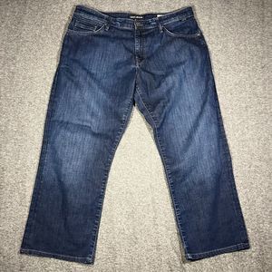 Mavi Jeans Mens 36x32(27*) Matt Relaxed Fit Straight Leg Dark Wash Denim Stretch